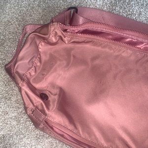 💯Auth lululemon rose pink yoga mat carry tote